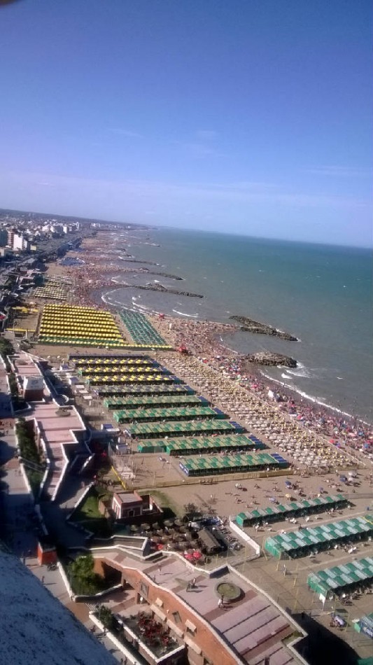 ALQUILER 24 MESES.IMPACTANTE 4 AMB.C/DEPCIA.COCHERA.PLENA VISTA AL MAR.MARAL 50