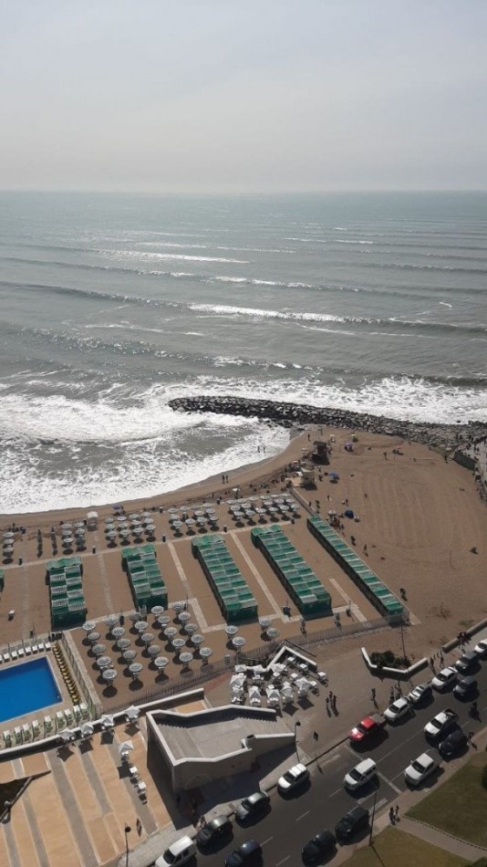 ALQUILER 24 MESES.IMPACTANTE 4 AMB.C/DEPCIA.COCHERA.PLENA VISTA AL MAR.MARAL 50